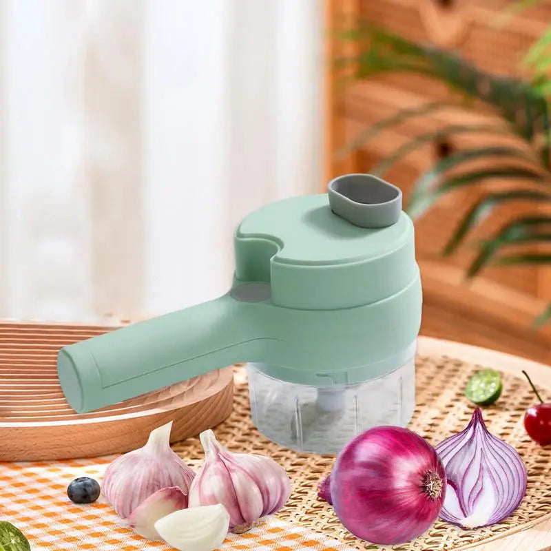 Electric Garlic Chopper Portable Vegetable Slicer Multifunction Food Blender for Pepper Onion Meat Mini Kitchen Accessories