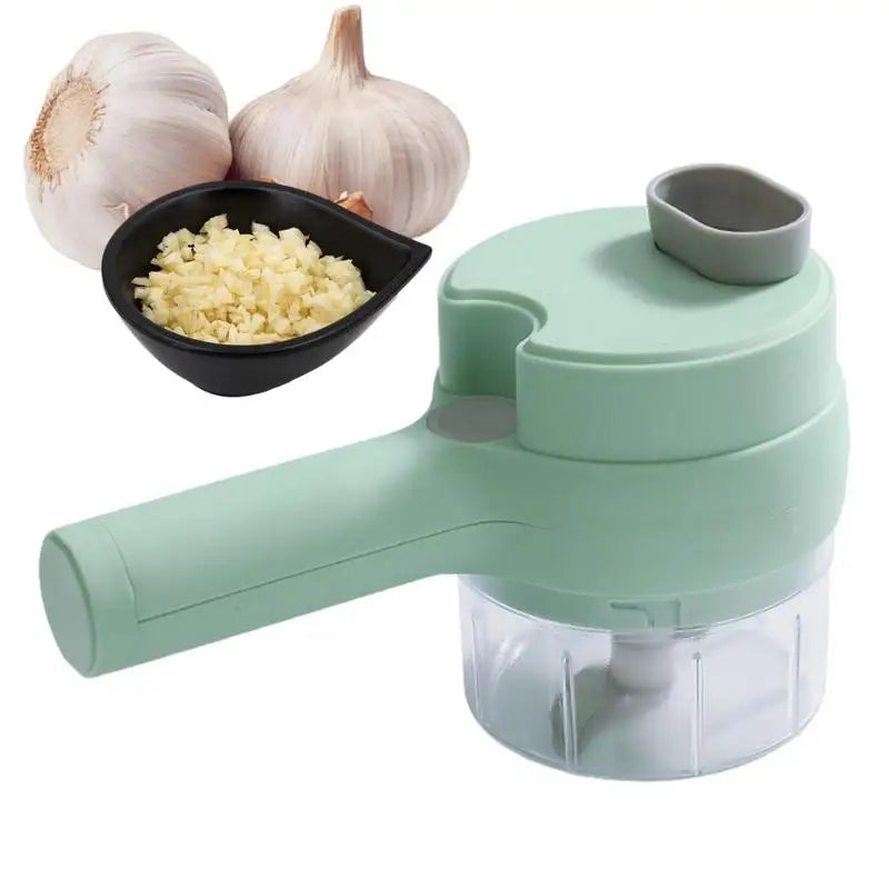 Electric Garlic Chopper Portable Vegetable Slicer Multifunction Food Blender for Pepper Onion Meat Mini Kitchen Accessories